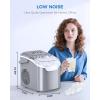 imageIce Maker Countertop 265Lbs24H 8 Bullet ICES in 6 Mins  Self Cleaning Portable Ice Maker for Home Use Office amp Party with Ice Basket and Scoop