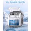 imageIce Maker Countertop 265Lbs24H 8 Bullet ICES in 6 Mins  Self Cleaning Portable Ice Maker for Home Use Office amp Party with Ice Basket and Scoop