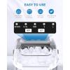 imageIce Maker Countertop 265Lbs24H 8 Bullet ICES in 6 Mins  Self Cleaning Portable Ice Maker for Home Use Office amp Party with Ice Basket and Scoop