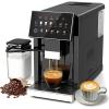 imageFully Automatic Espresso Machine with Auto Milk Frother amp Builtin Grinder Smart Alarm Coffee Machine with Intuitive Touchscreen amp AutoClean Function Ideal for Latte Cappuccino Americano