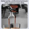 image2026 Upgrade 15 Bar Espresso Machine with Builtin AntiClog Coffee Grinder Expresso Coffee Machines with Milk Steam WandFrotherTamping ToolsEspresso Maker with Grinder for LattesAlmondAlmond