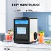 imageNugget Ice Makers Countertop 44Lbs24H Crushed Ice Maker amp Chewable Pellet Ice Machine with Ice Scoop Pellet Ice Makers with Removable BasketSonic Countertop Ice Machine for HomeKitchenOfficeStainless Steel